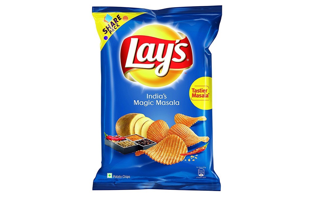 Lay's India Magic Masala Potato Chips   Pack  95 grams